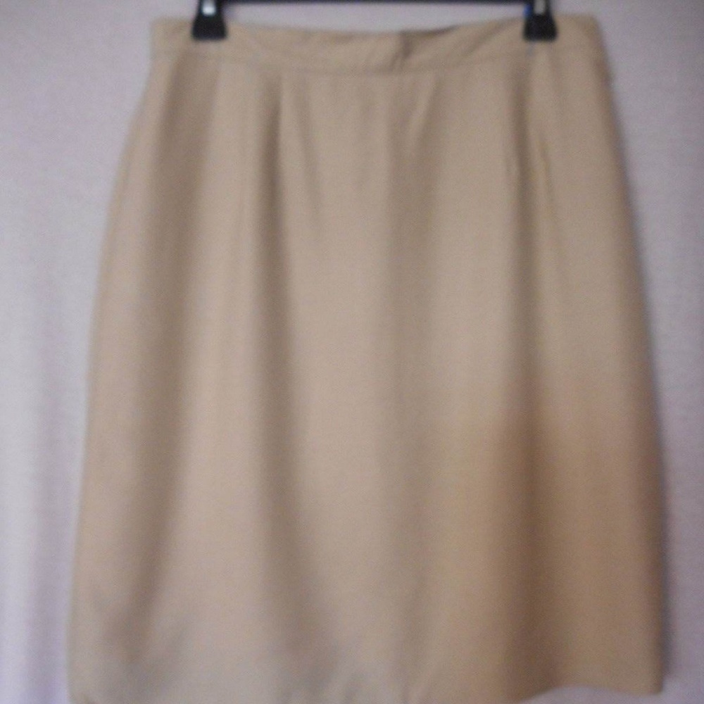 Beige Lined Skirt Cambel for Charter Club